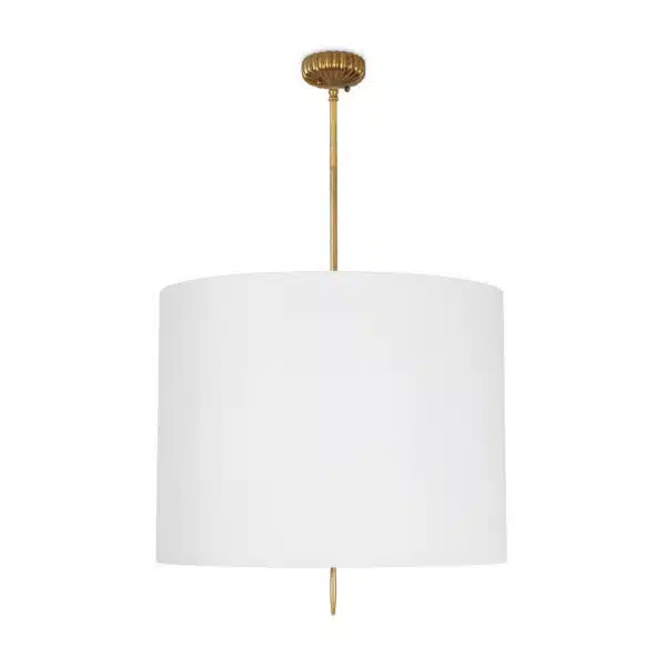 Clove Pendant Large with Natural Linen Shade