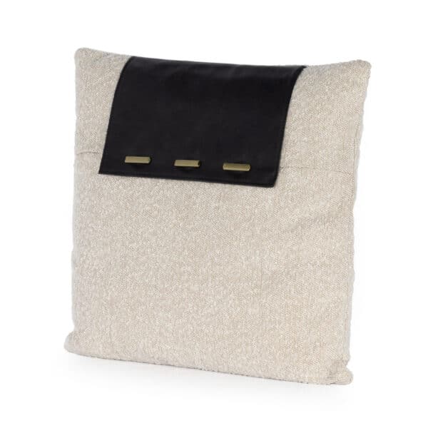 Boucle Leather 20"x20" Pillow