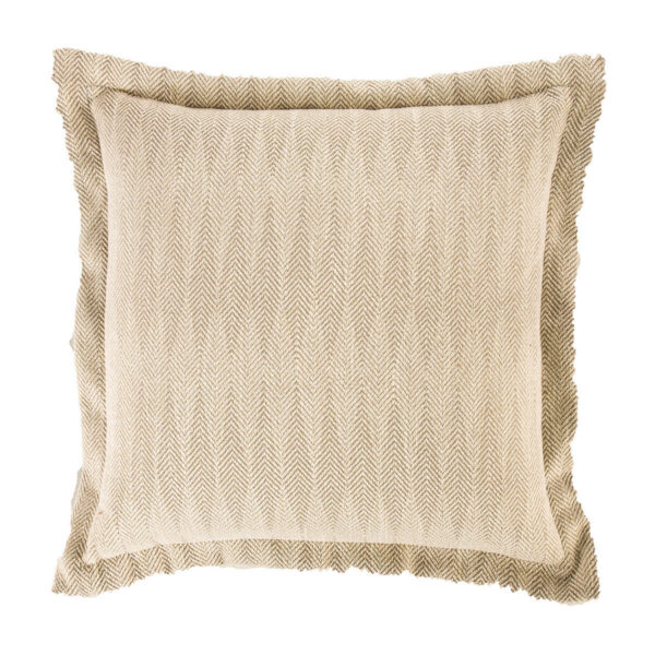 Herringbone Sand 22"x22" Pillow