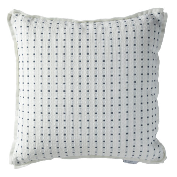 Basket Stitch Denim 22"x22" Pillow