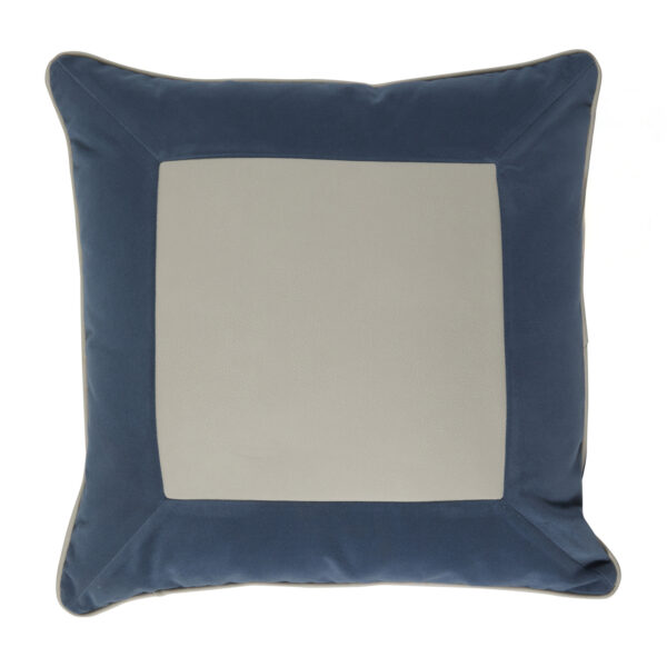 Lux Leather Chambray 24"x24" Pillow