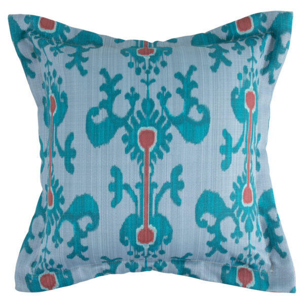 Retro Ikat Ruby 18"x18" Pillow