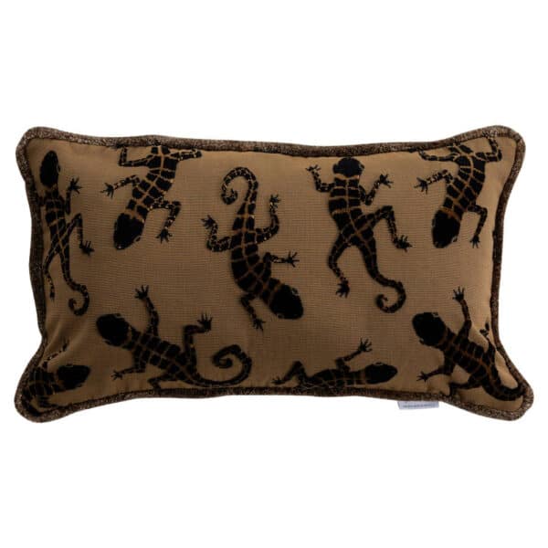 Izzy Camel 14″x24″ Feather Pillow