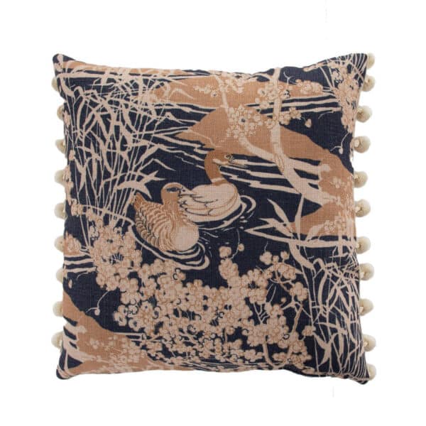 Golden Ducks Wheat Feather 18″x18″ Pillow
