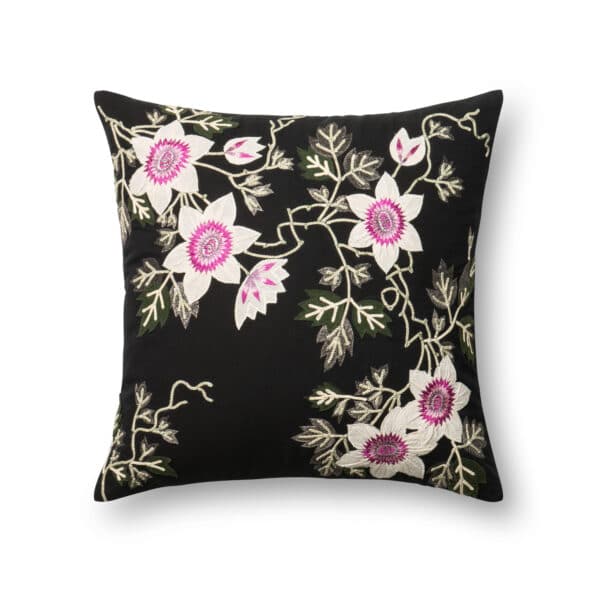 Black/Ivory P0295BL Pillow