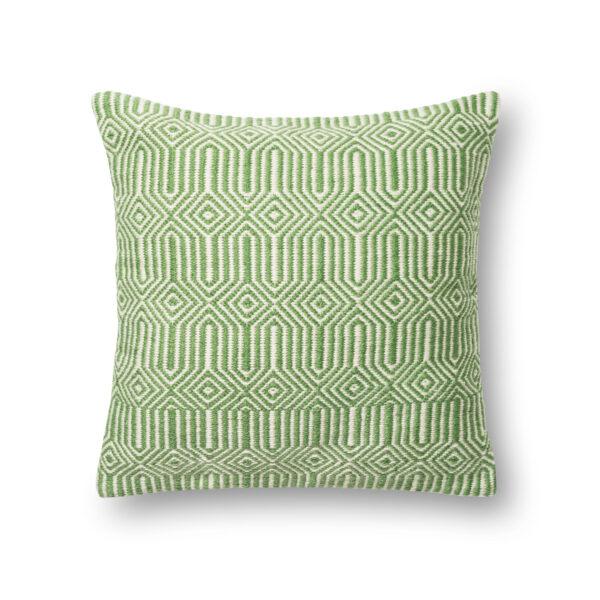 Green/Ivory P0339GR Pillow