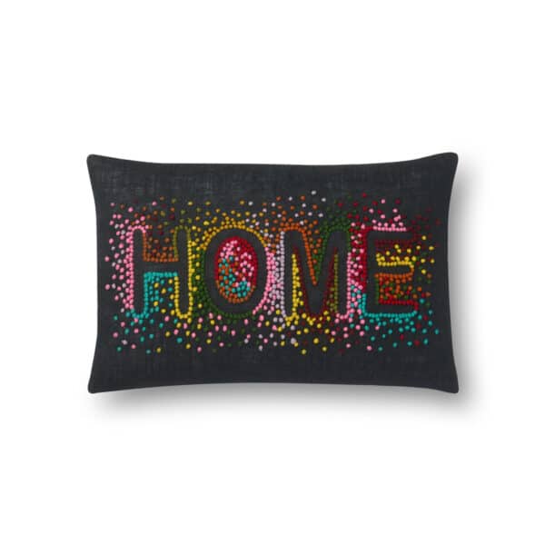 Black/Multi P0560BL Pillow