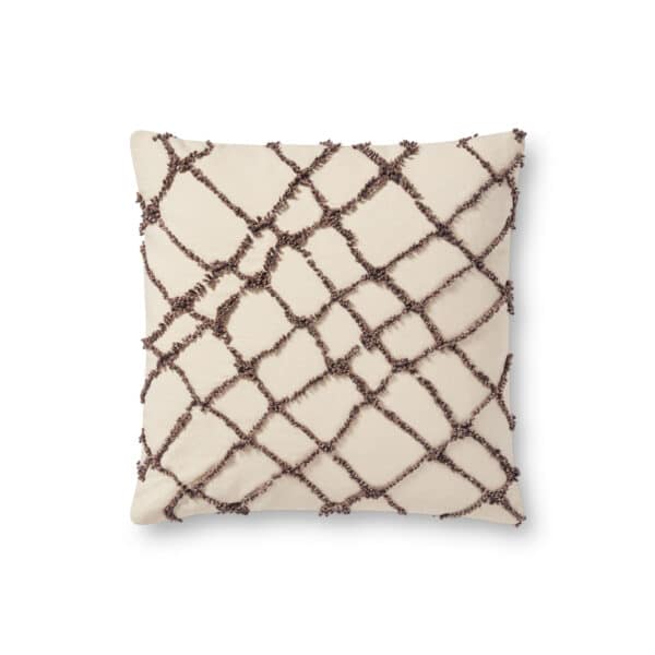 Ivory/Black PLL0043 Pillow