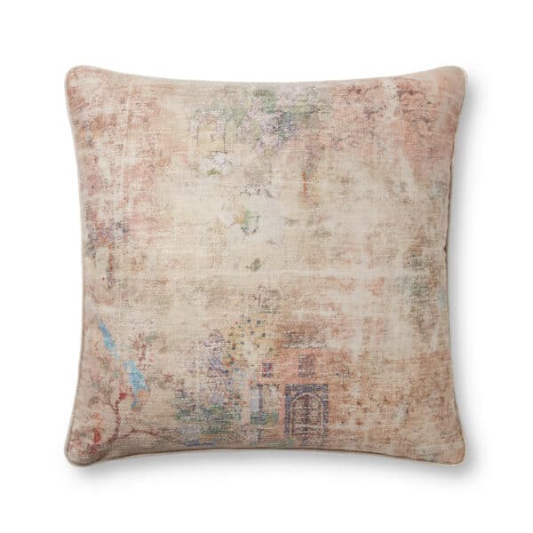 Beige/Multi PLL0011 Pillow