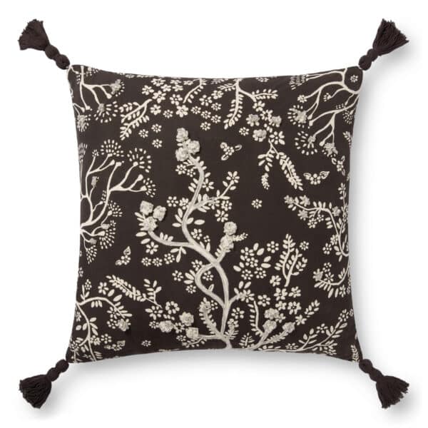 Black/Ivory PLL0026 Pillow