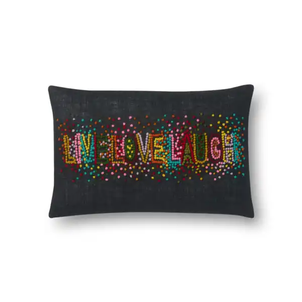 Black/Multi P0561BL Pillow