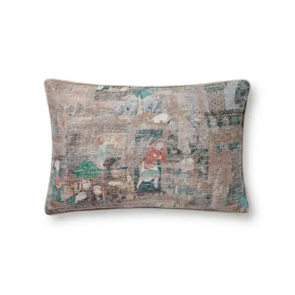 Brown/Multi PLL0007 Pillow