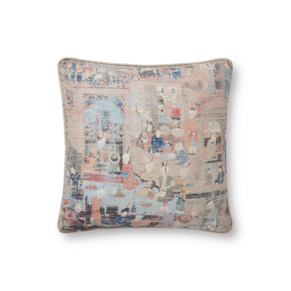 Taupe/Multi PLL0008 Pillow