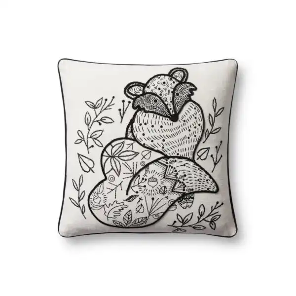 Black/Natural PLL0030 Pillow