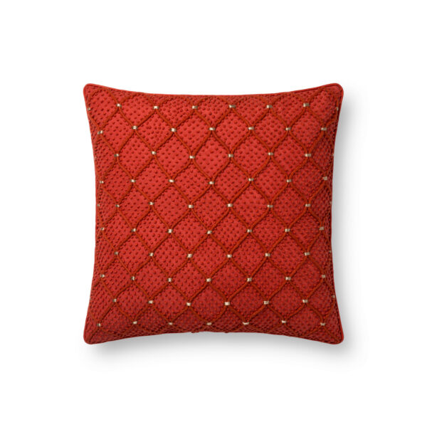 Rust/Gold P0675RU Pillow