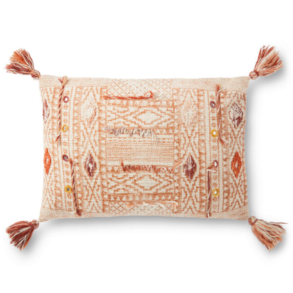Taupe/Multi P0877TA Pillow - Down Filled