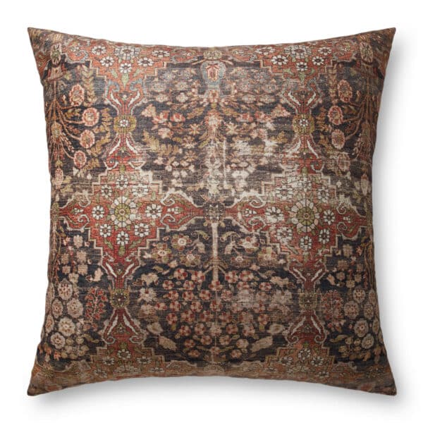 Red/Multi 36″x36″ Floor Pillow