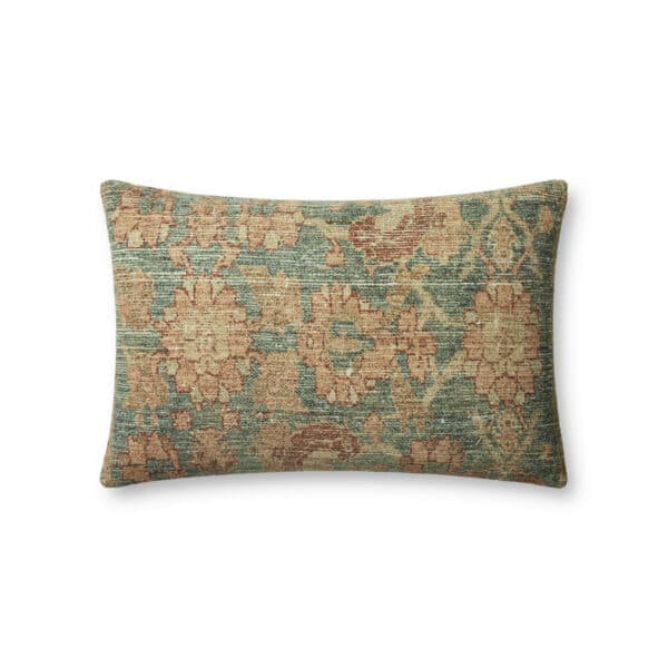 Clay Teal/Terracotta PAR0002 Pillow