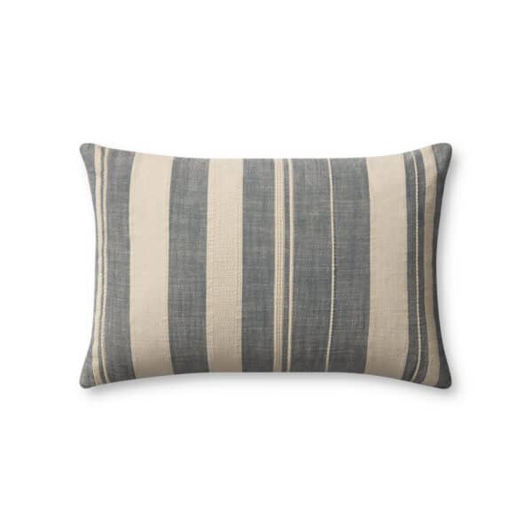 Mia Ivory/Denim PAR0014 Pillow