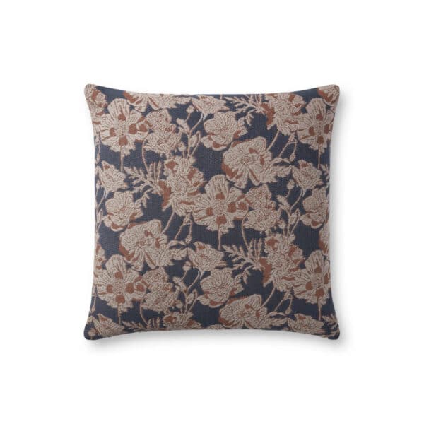 Matilda Navy/Clay 18″x18″ Pillow