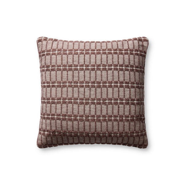 Poe Burgundy PCJ0019 Pillow