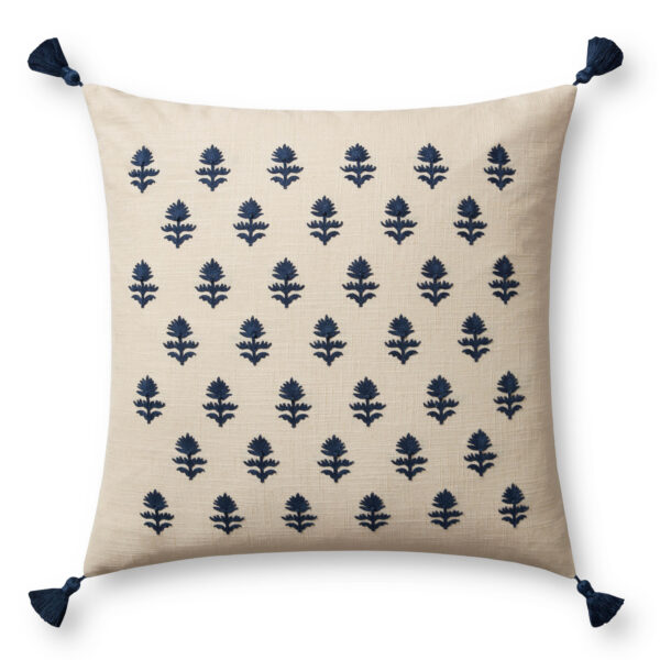Addison Beige/Navy PMH0051 Pillow