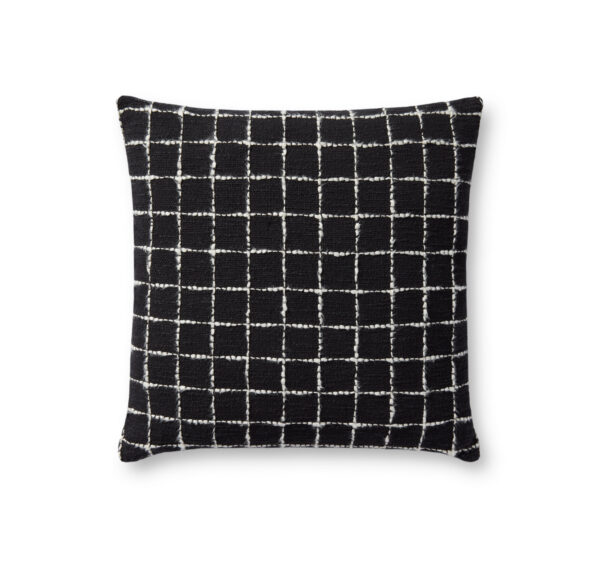 Mary Black/Ivory PMH0040 Pillow