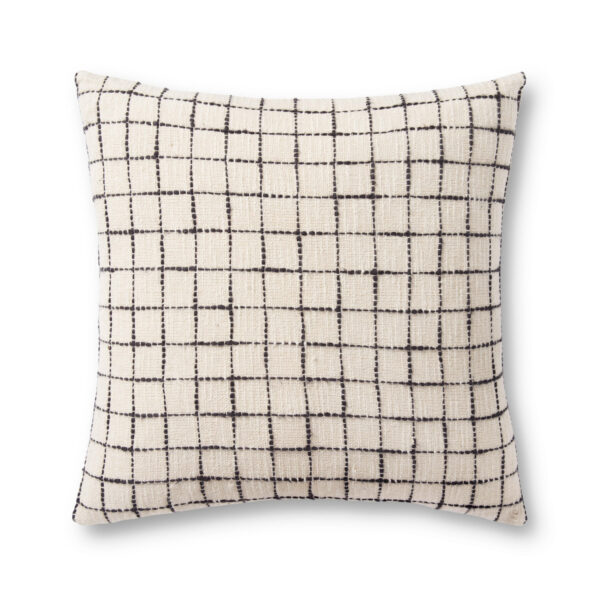 Mary Ivory/Black PMH0040 Pillow