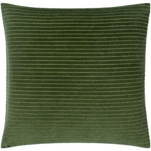 Cotton Velvet Stripes 18″x18″ Accent Pillow