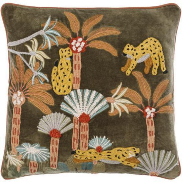 Junglesque 22″x22″ Accent Pillow