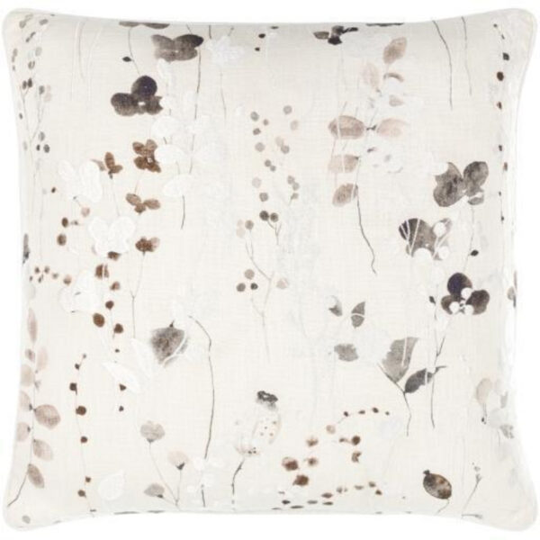 Painterly Florals 18″x18″ Accent Pillow