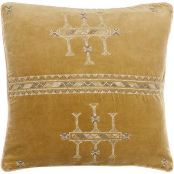 Velour 22″x22″ Accent Pillow