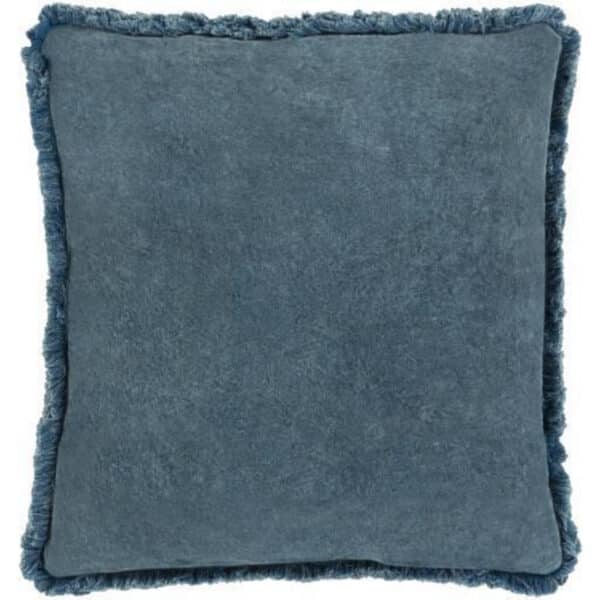 Washed Cotton Velvet 22″x22″ Accent Pillow