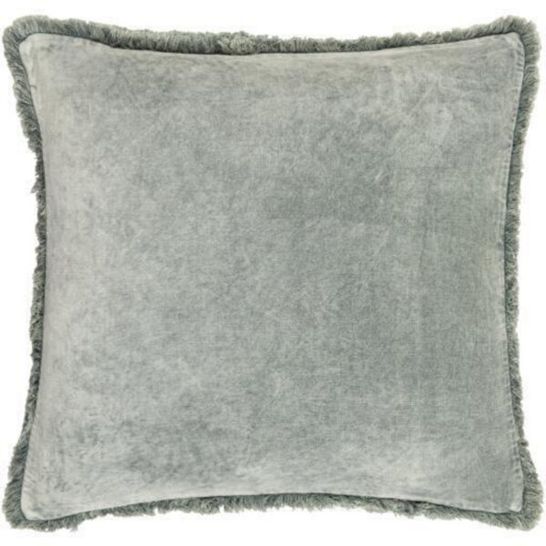 Washed Cotton Velvet 22″x22″ Accent Pillow