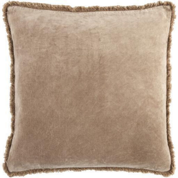 Washed Cotton Velvet 18″x18″ Accent Pillow