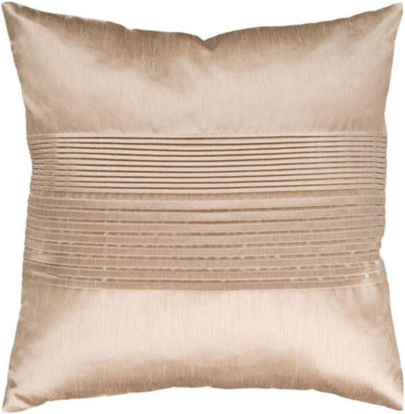 Solid Pleated 18″x18″ Accent Pillow