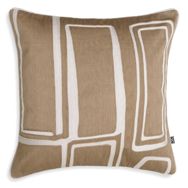 Ribeira Cushion - Beige, White