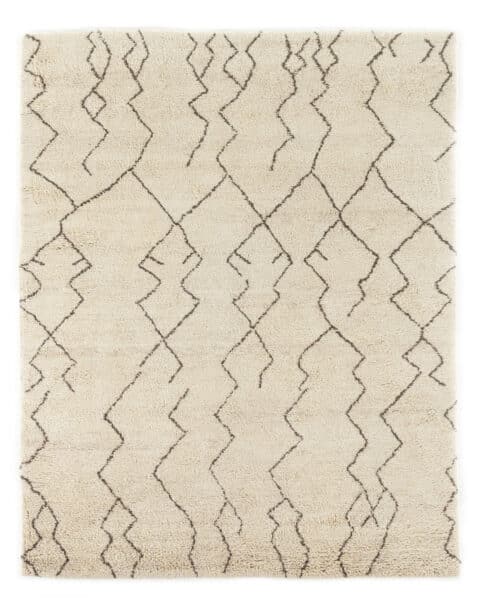 Moroccan Hand Knotted 8'x10' Rug