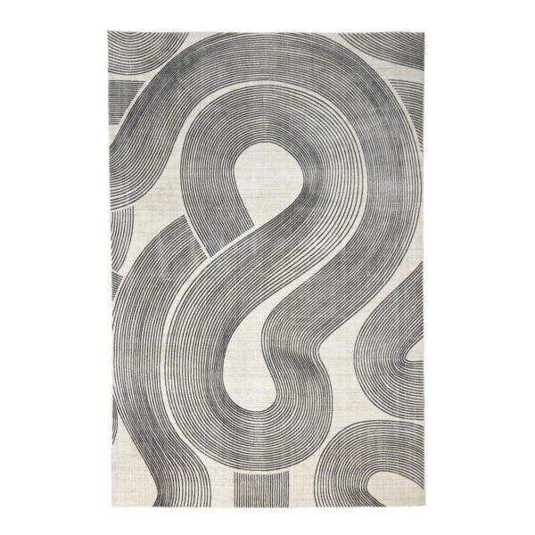 Wander Cream & Charcoal 6’x9′ Rug