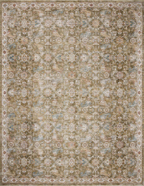 Gaia Olive/Multi 18"x18" Sample Rug
