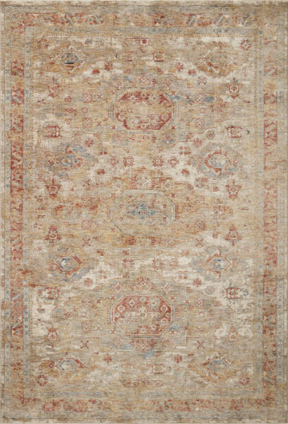 Gaia Gold/Taupe 1'6" Sample Rug