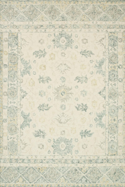 Norabel Ivory/Slate 1'6" Sample Rug