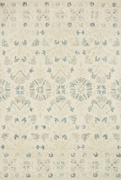 Norabel Ivory/Grey 1'6" Sample Rug