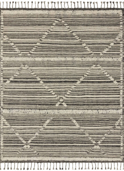 Iman Ivory/Charcoal Rug 