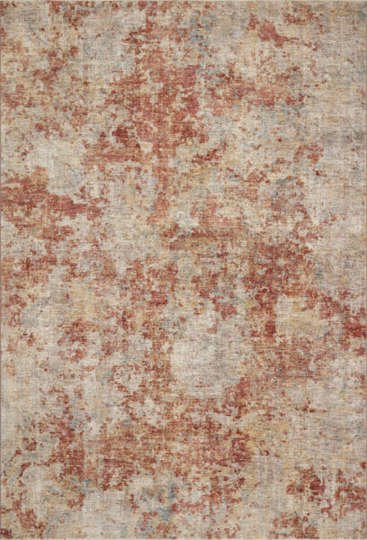 Gaia Taupe/Brick Rug 