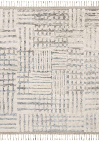 Khalid Ivory/Sky Rug 
