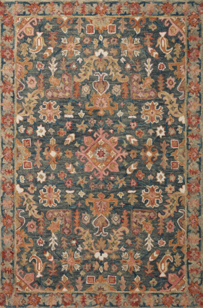 Victoria Navy/Multi Rug 