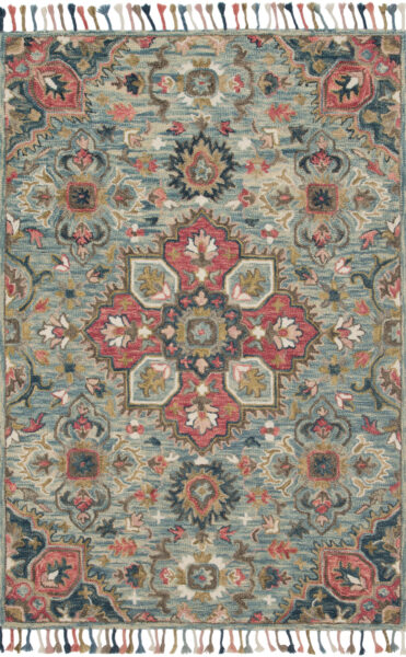 Zharah Light Blue/Multi Rug