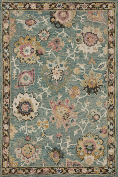 Padma Teal/Multi Rug