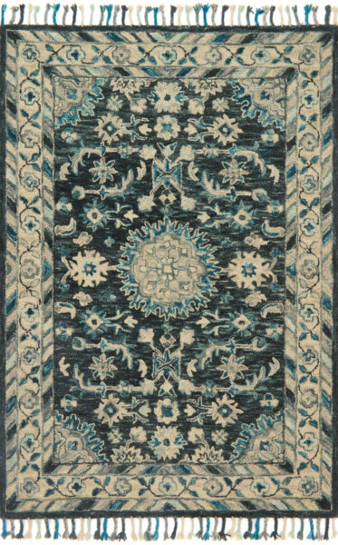 Zharah Teal/Grey Rug 